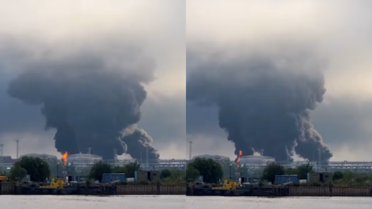 russia st petersburg oil terminal ukraine attack russia st petersburg oil terminal ukraine attack