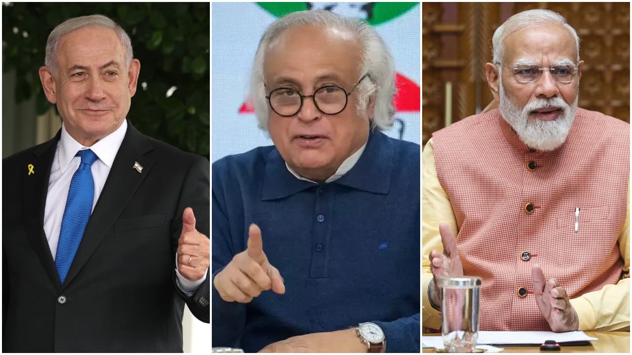 netanyahu jairam ramesh modi netanyahu jairam ramesh modi