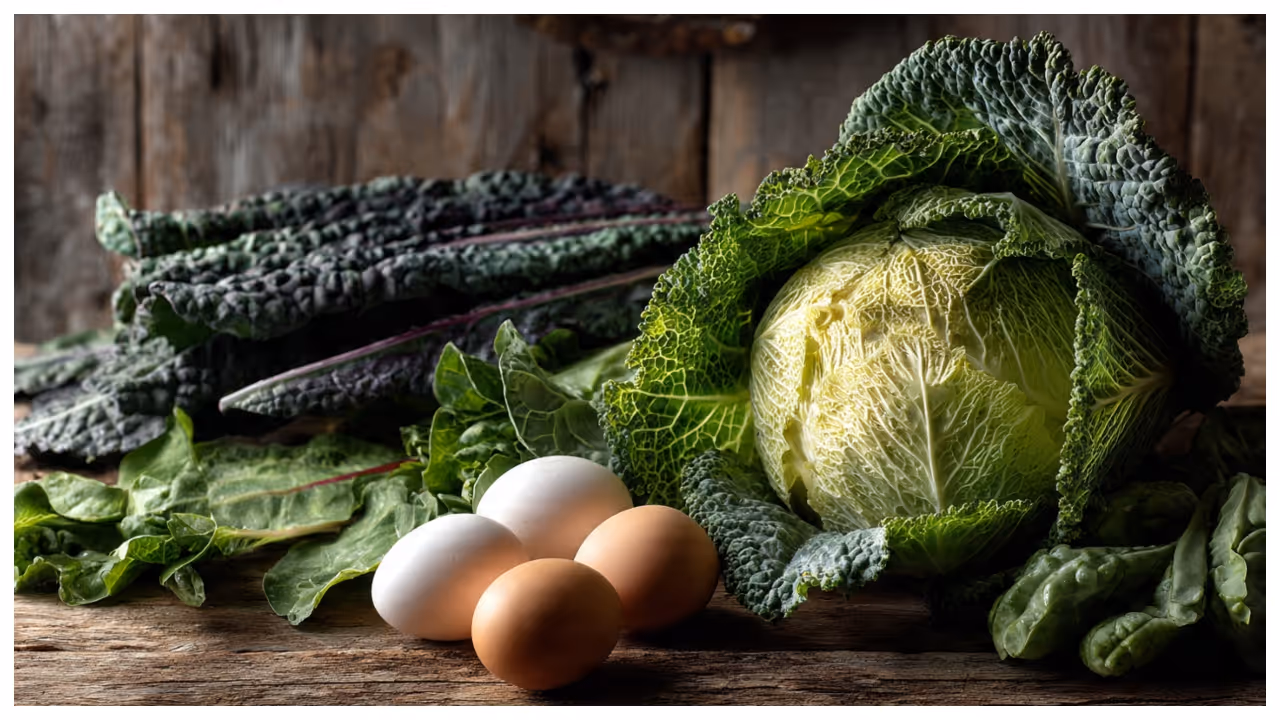 lettuce and egg lettuce and egg