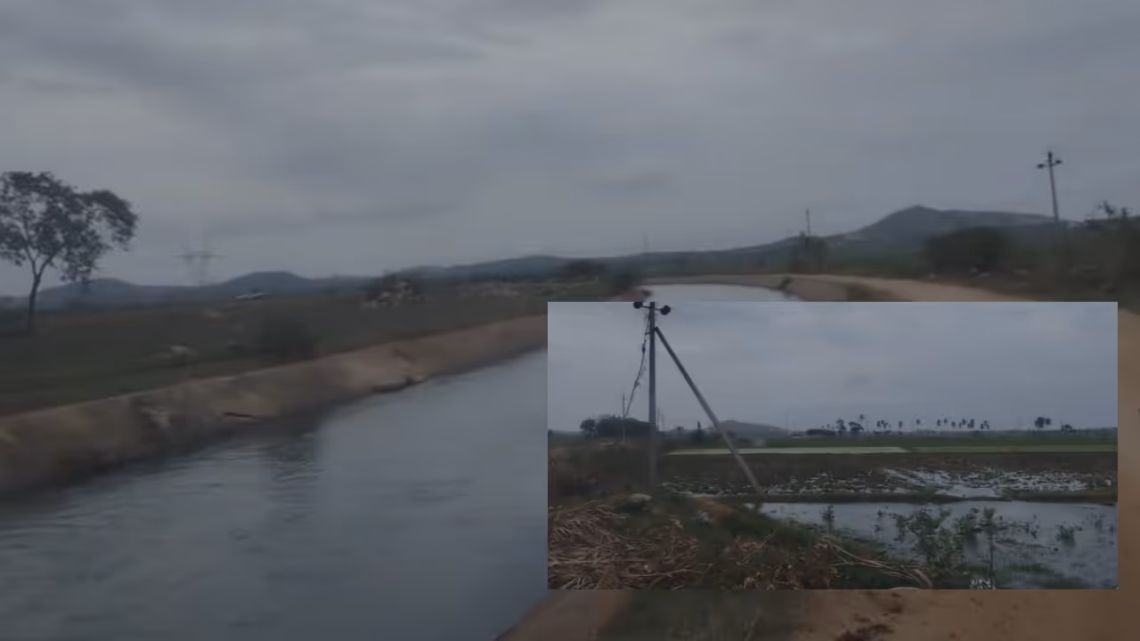 Farmers Accused Of Illegally Diverting Canal Water In Dasanala, Gangavathi Farmers Accused Of Illegally Diverting Canal Water In Dasanala, Gangavathi
