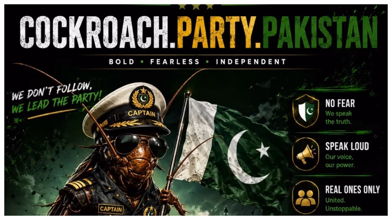 Cockroach Party Pakistan Cockroach Party Pakistan