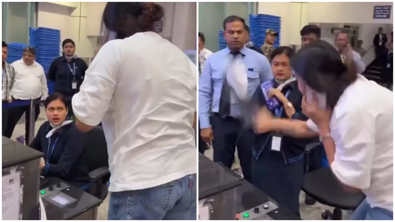 Odisha Airport Woman Ruckus Odisha Airport Woman Ruckus