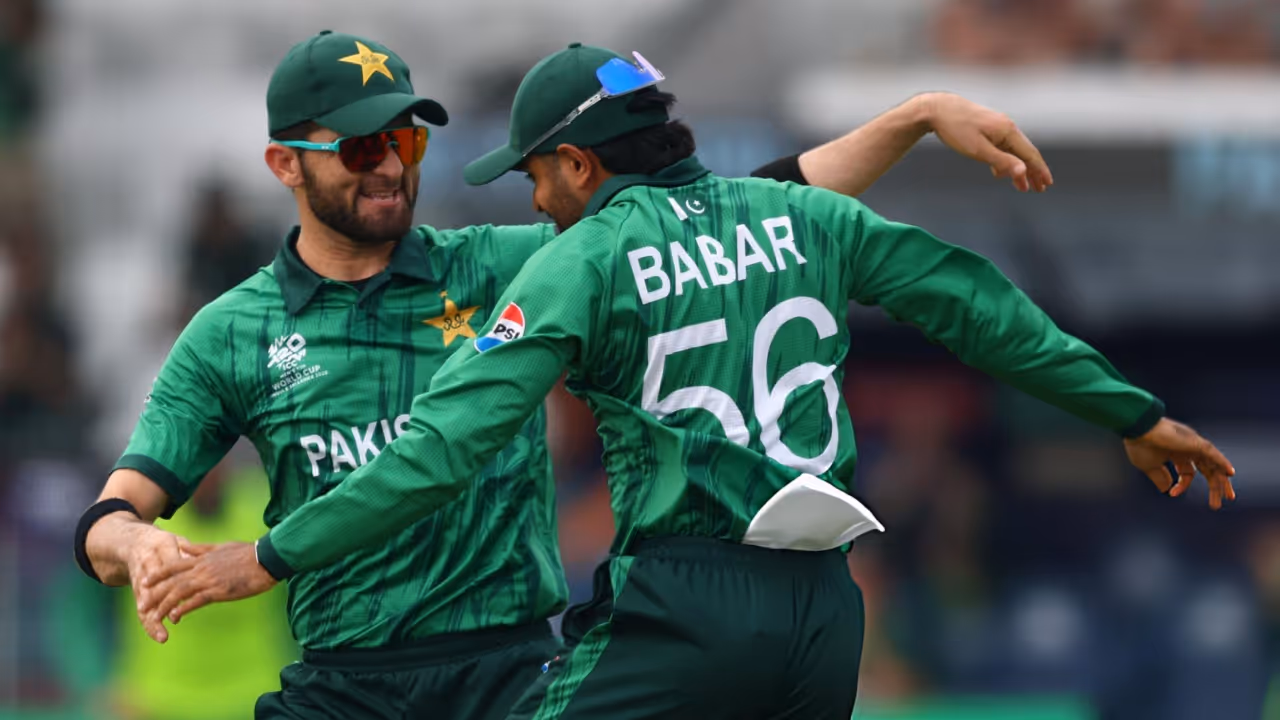 Babar Azam and Shaheen Afridi Babar Azam and Shaheen Afridi