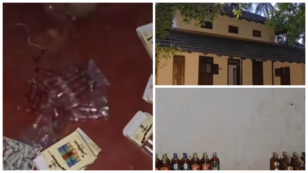 Thamarassery House Liquor and Bullets Found Thamarassery House Liquor and Bullets Found