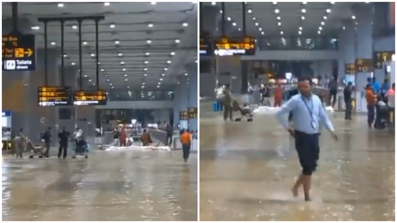 Delhi Airport Waterlogging Delhi Airport Waterlogging