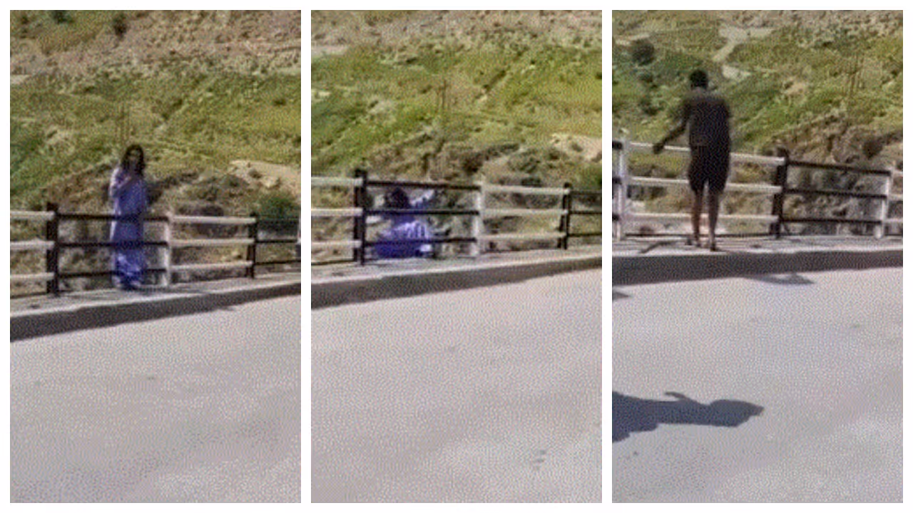 Woman Jumps Into Chenab River Woman Jumps Into Chenab River