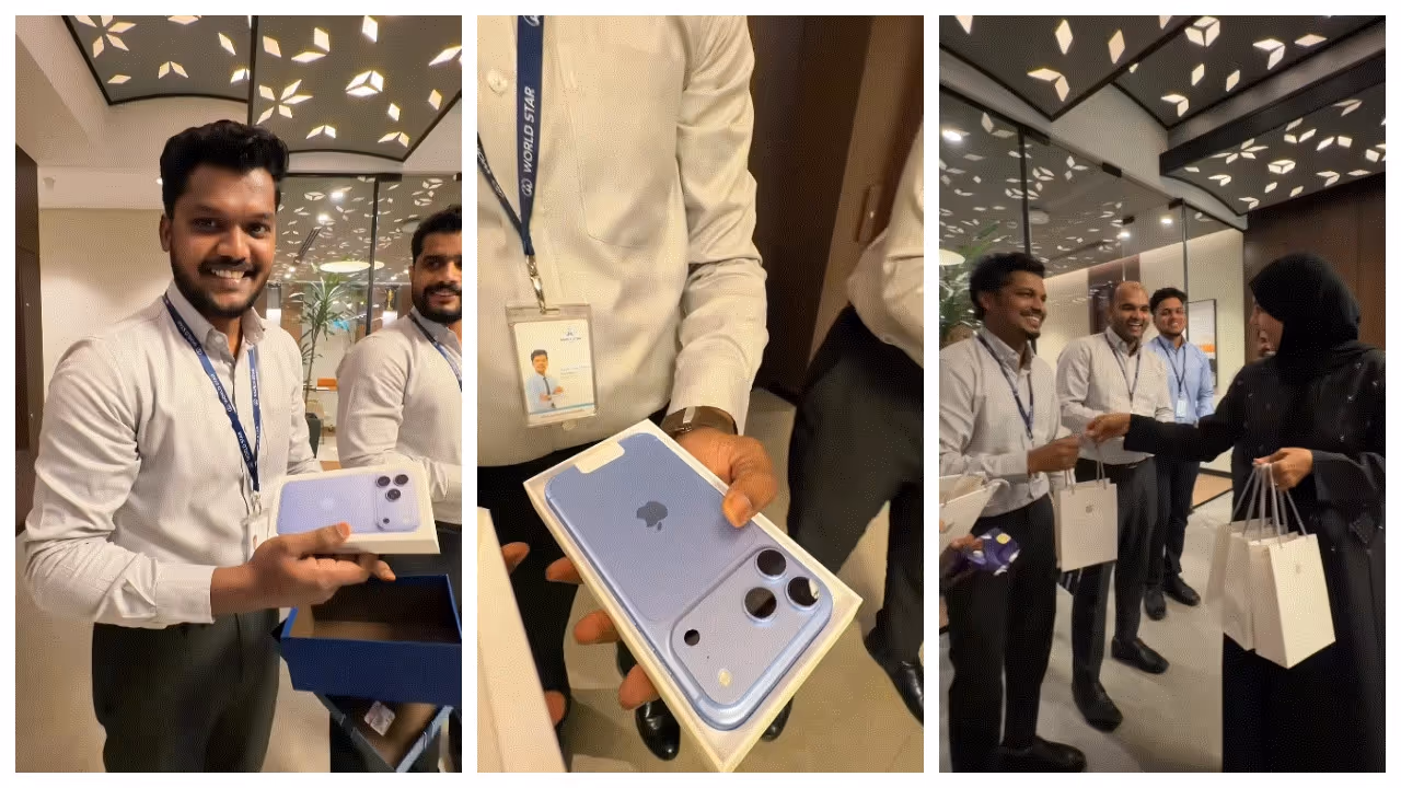 malayali boss gifts iphone to employees malayali boss gifts iphone to employees