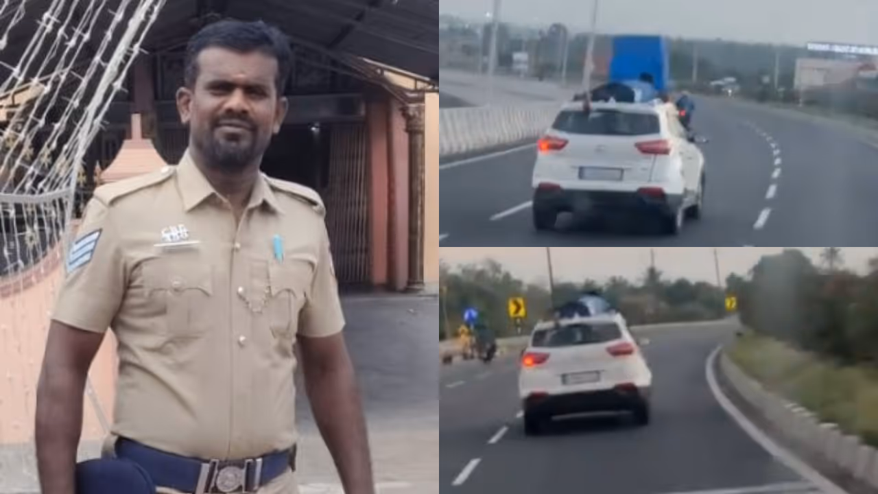 coimbatore policeman velmurugan car chasing coimbatore policeman velmurugan car chasing