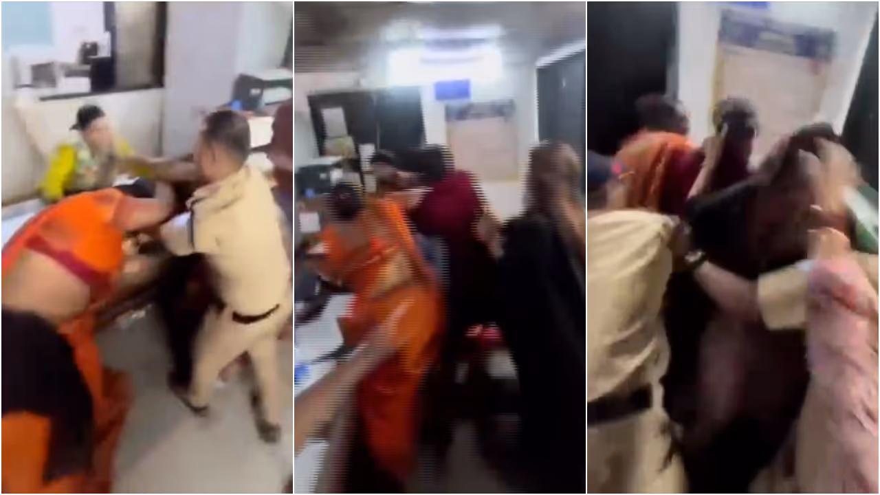 Shiv sena Attacked Shiv sena Attacked