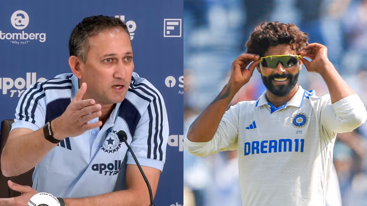 Ajit Agarkar Ravindra Jadeja Ajit Agarkar Ravindra Jadeja