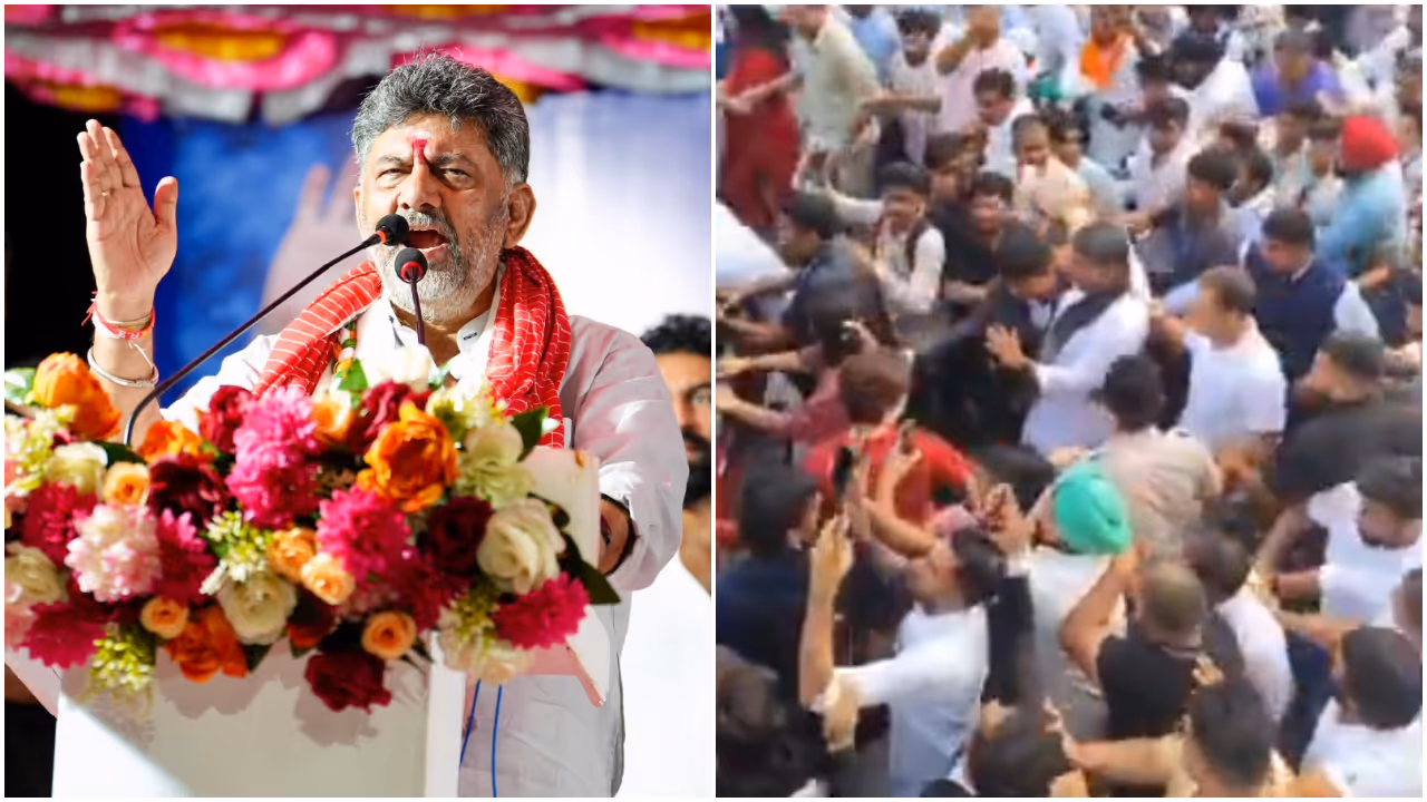 D K Shivakumar Rahul Gandhi Viral Video D K Shivakumar Rahul Gandhi Viral Video