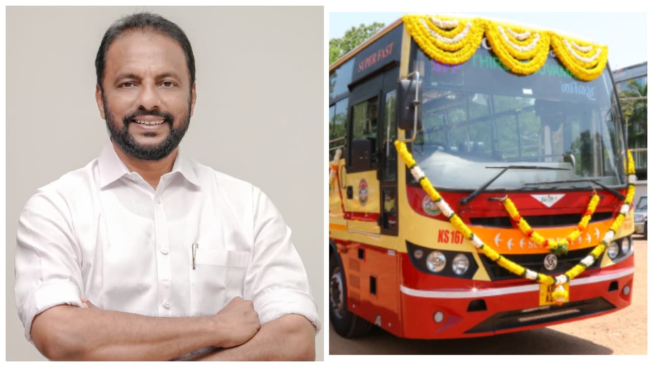 Sebastian MJ MLA New Ksrtc Bus Sebastian MJ MLA New Ksrtc Bus