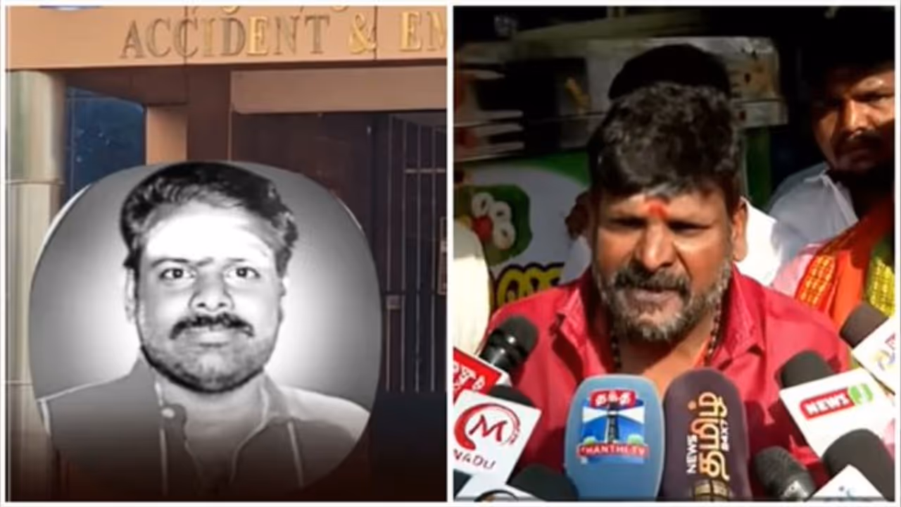 Actor ganja karuppu brother arivazhagan dies in road accident Actor ganja karuppu brother arivazhagan dies in road accident
