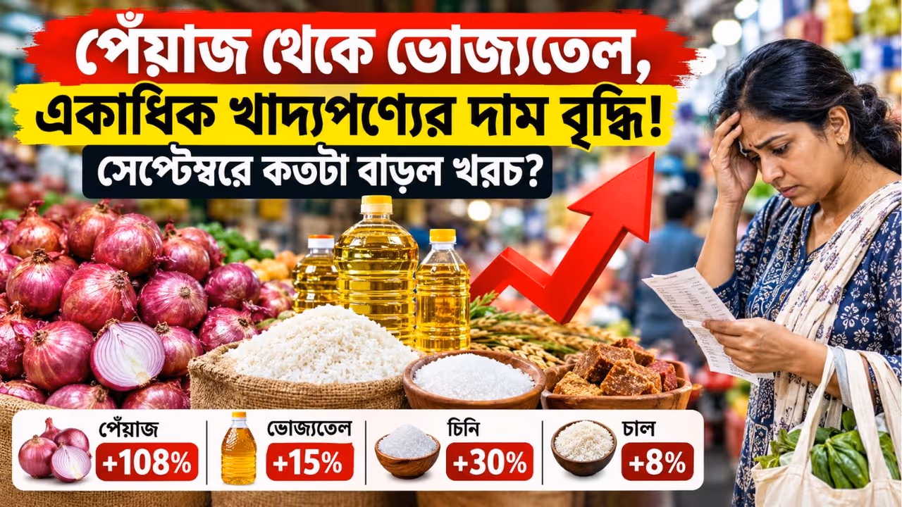 Inflation has risen sharply in India onion edible oil sugar rice price hike Inflation has risen sharply in India onion edible oil sugar rice price hike