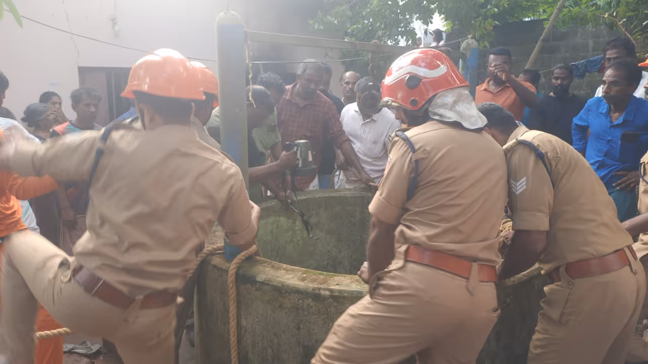 fell in well auto driver died in Thiruvananthapuram