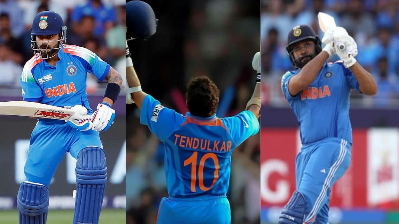 Virat Rohit and Sachin Record