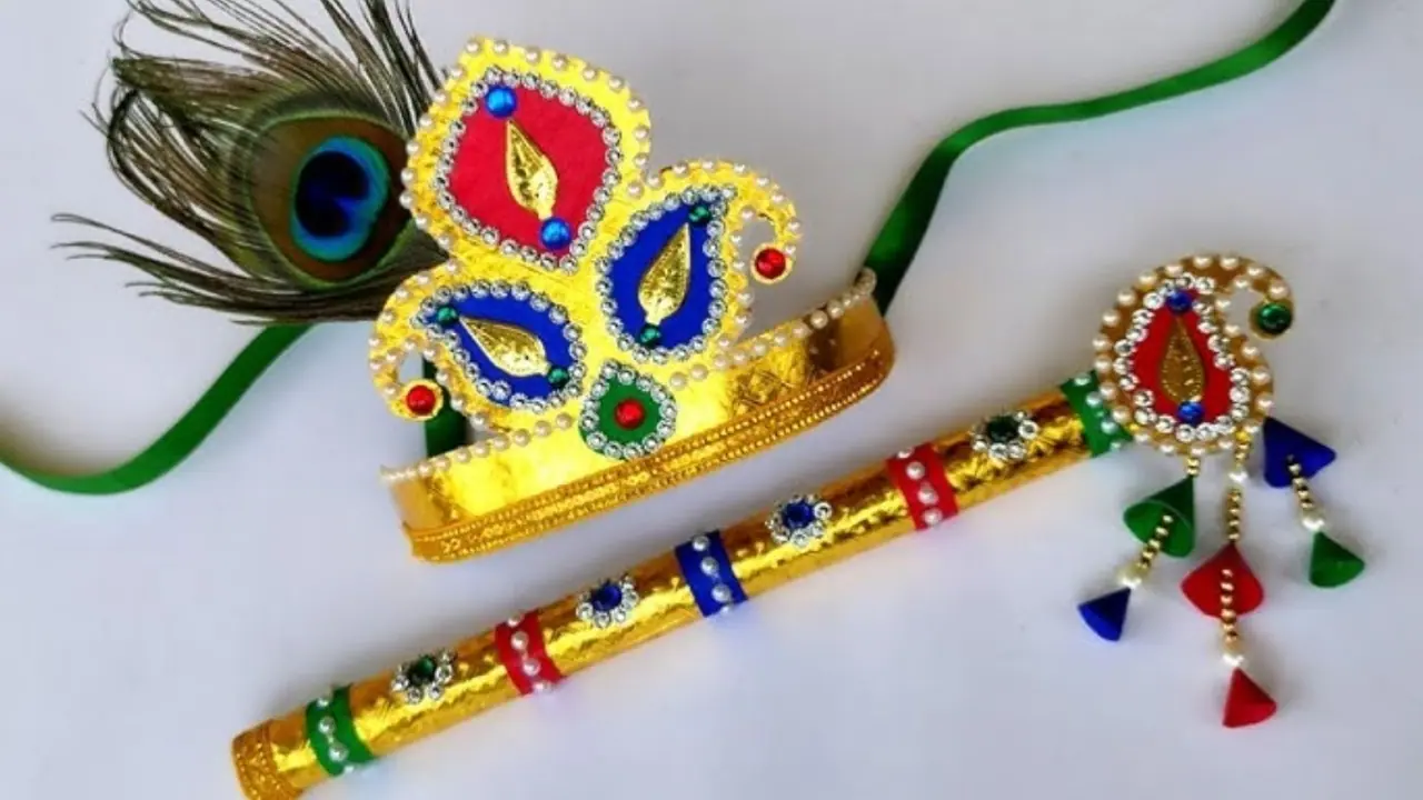 Janmasthami 2024 DIY Paper Mukut Ideas Janmasthami 2024 DIY Paper Mukut Ideas