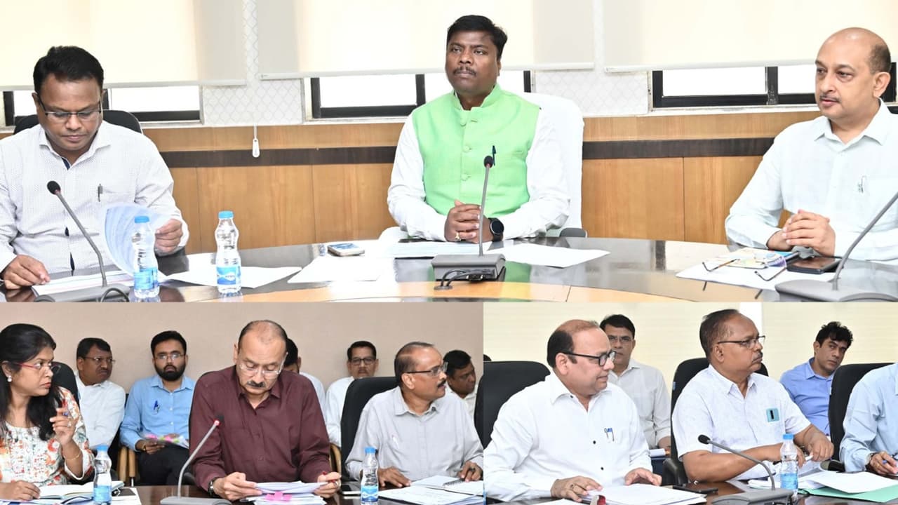 Chhattisgarh Kedar Kashyap review meeting Chhattisgarh Kedar Kashyap review meeting