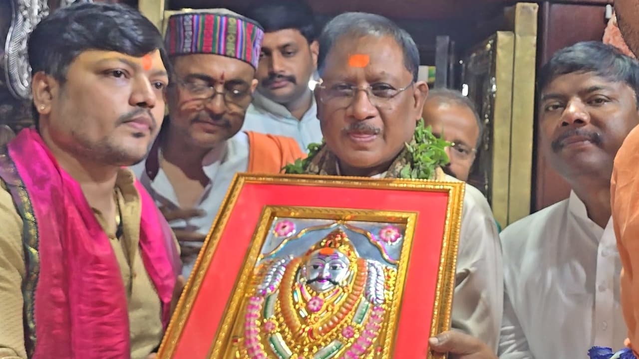 Vishnu Deo Sai visited Kashi ke kotwal kaal bhairav Vishnu Deo Sai visited Kashi ke kotwal kaal bhairav