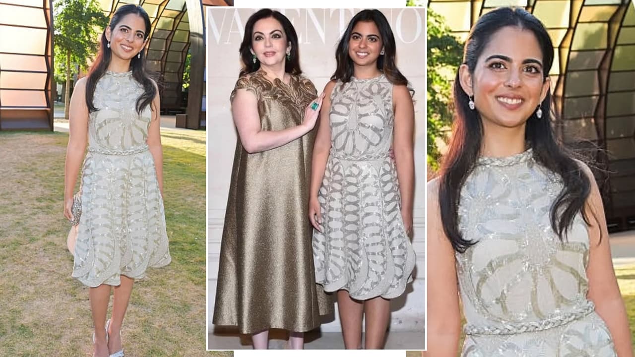 Isha Ambani Six Year Old Vintage Summer Party Dress then and Now Look
