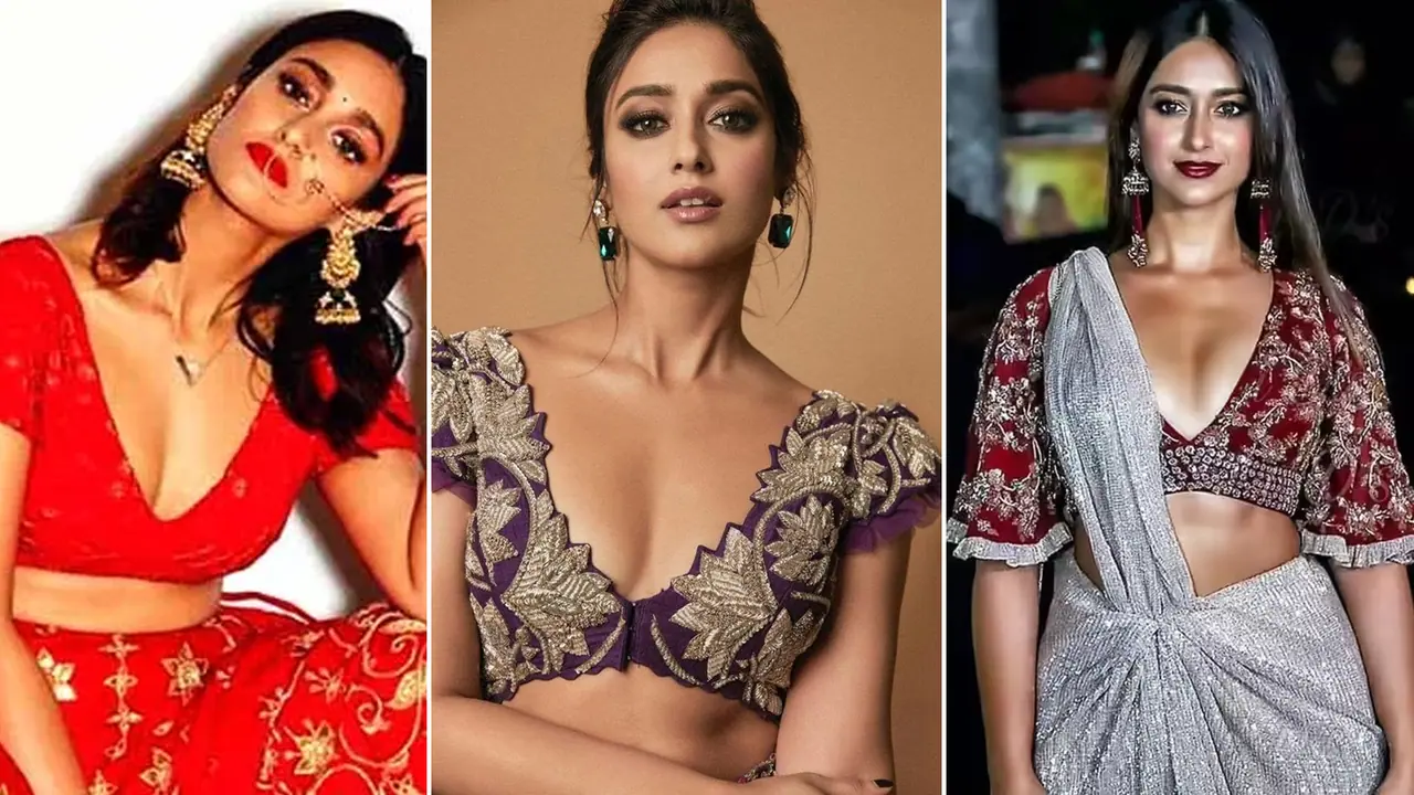 Ileana D Cruz Blouse Designs Ideas For Stylish Saree Look Ileana D Cruz Blouse Designs Ideas For Stylish Saree Look