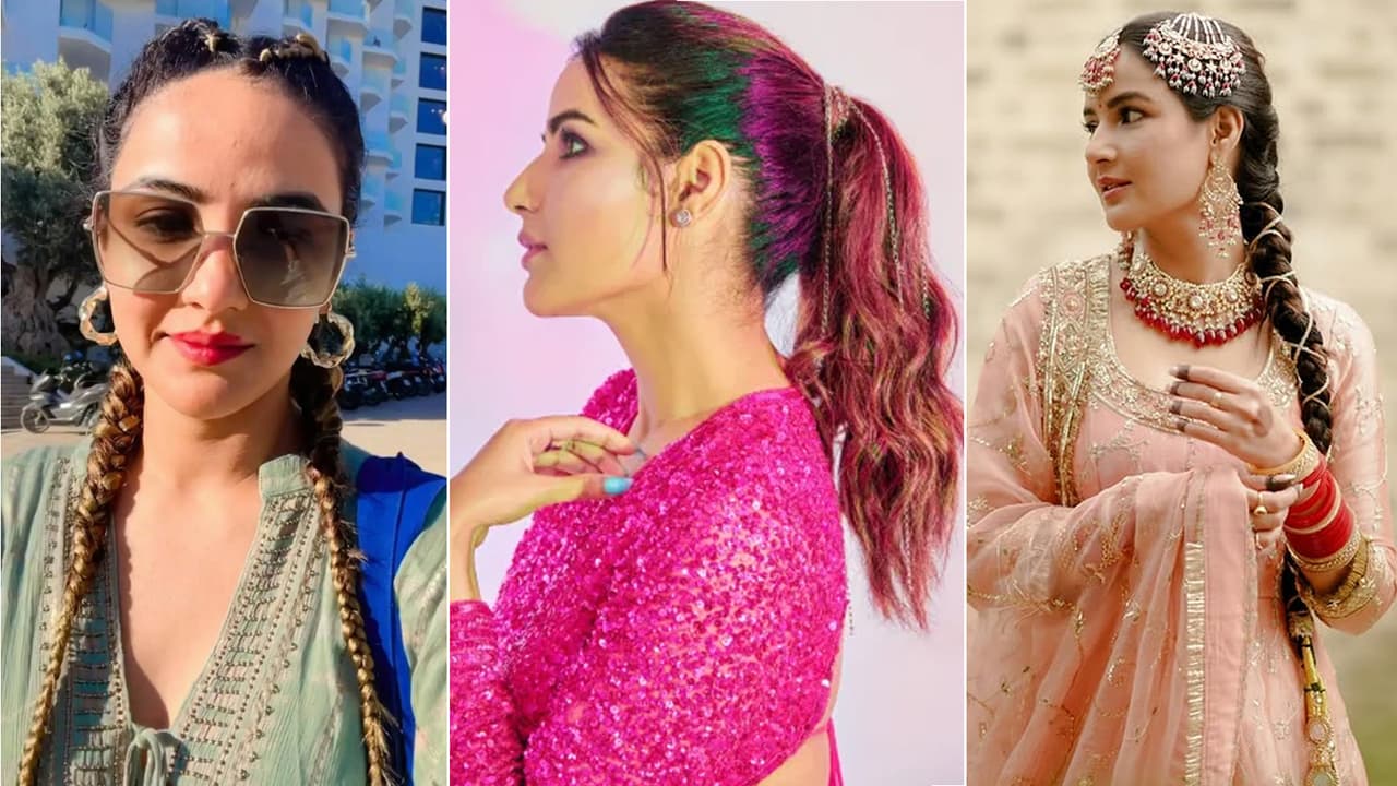 Jasmin Bhasin 7 Beautiful Hairstyles For Small Face Girls Jasmin Bhasin 7 Beautiful Hairstyles For Small Face Girls