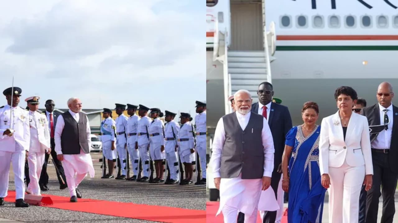 त्रिनिदाद और टोबैगो पहुंचे पीएम मोदी त्रिनिदाद और टोबैगो पहुंचे पीएम मोदी