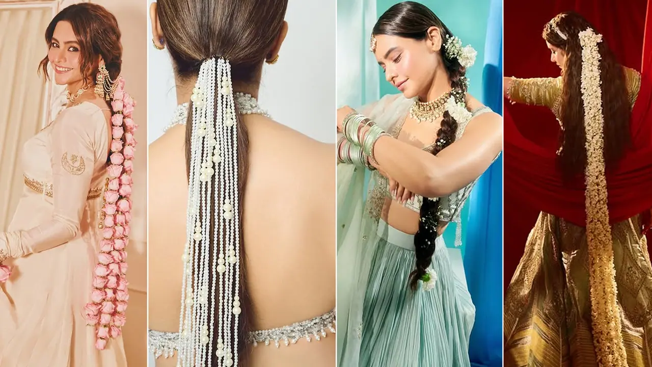 Aamna Sharif inspired Floral Hairstyle Ideas For Hariyali Teej Vrat 2025