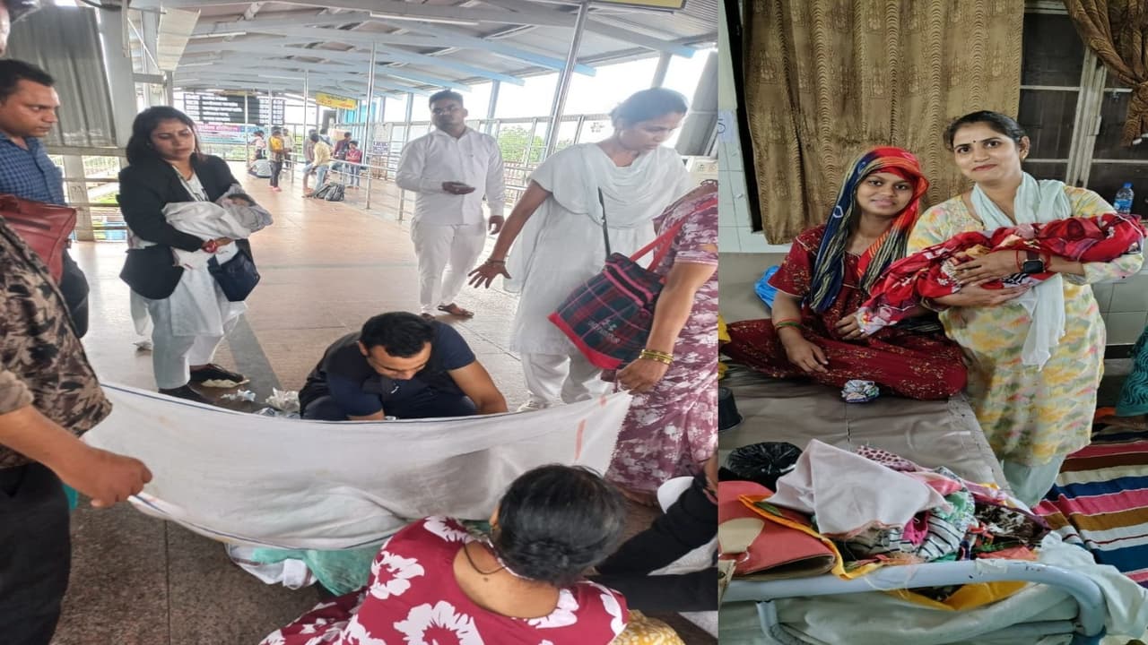 hansi railway station childbirth