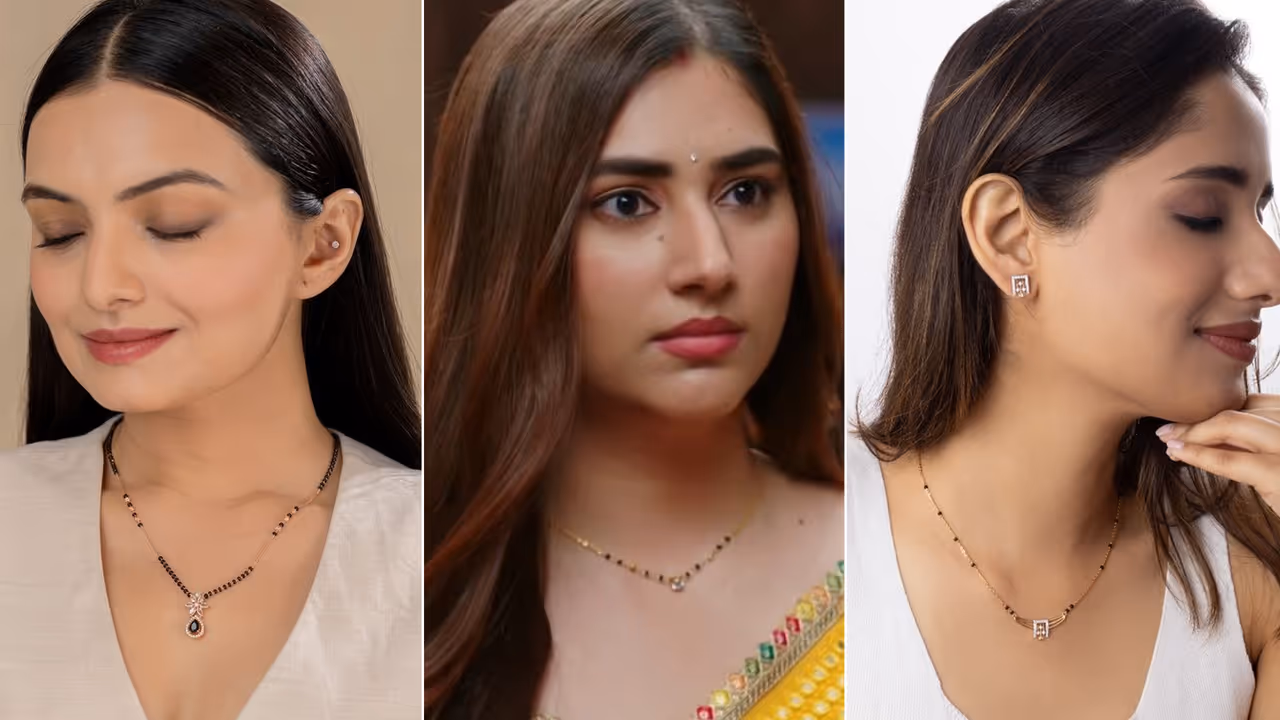 Single Layer Mangalsutra Gold Modern Designs Single Layer Mangalsutra Gold Modern Designs