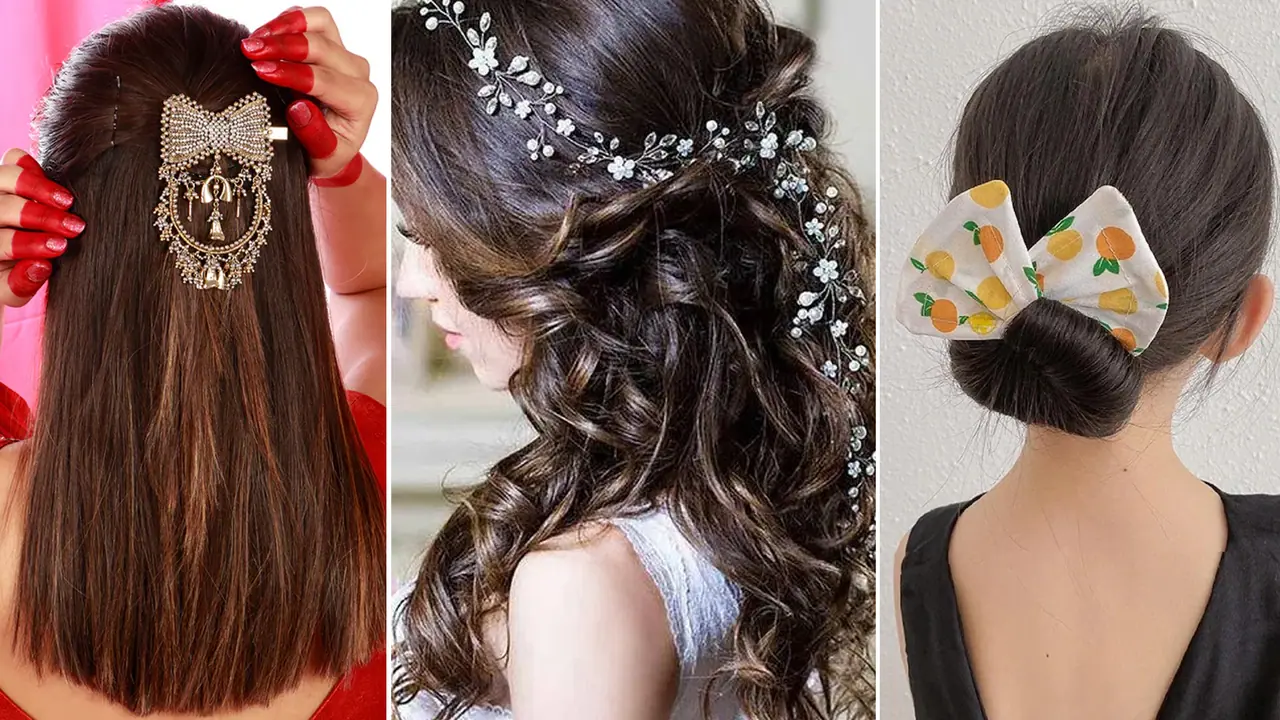 4 Trendy hair accessories Must Buy 50 rs 4 Trendy hair accessories Must Buy 50 rs