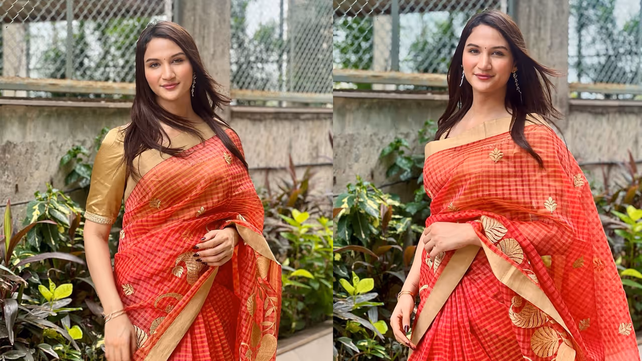 Anaya Bangar Saree Look