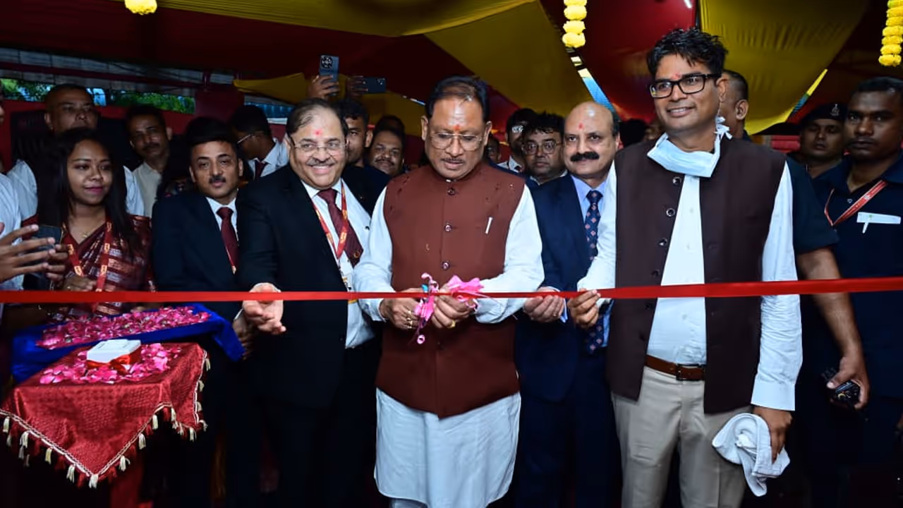 Vishnu Deo Sai inaugurates new punjab national bank branch in nawa raipur