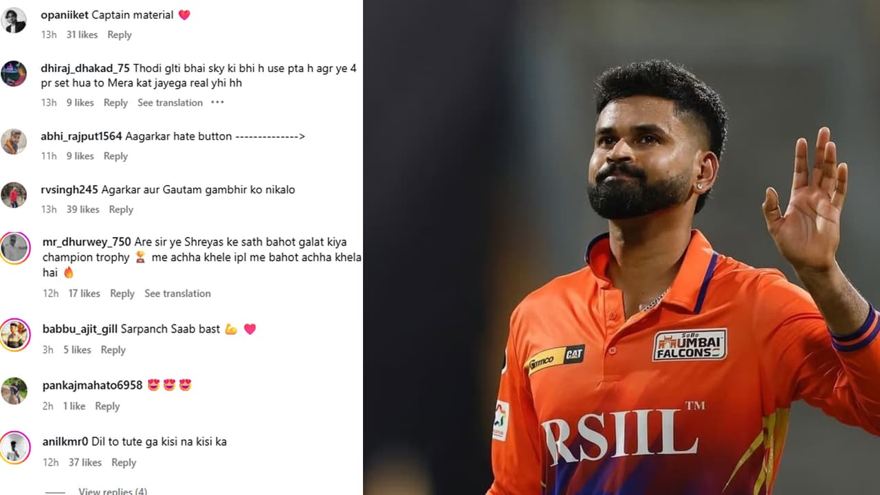 Social Media Reaction on Shreyas Iyer