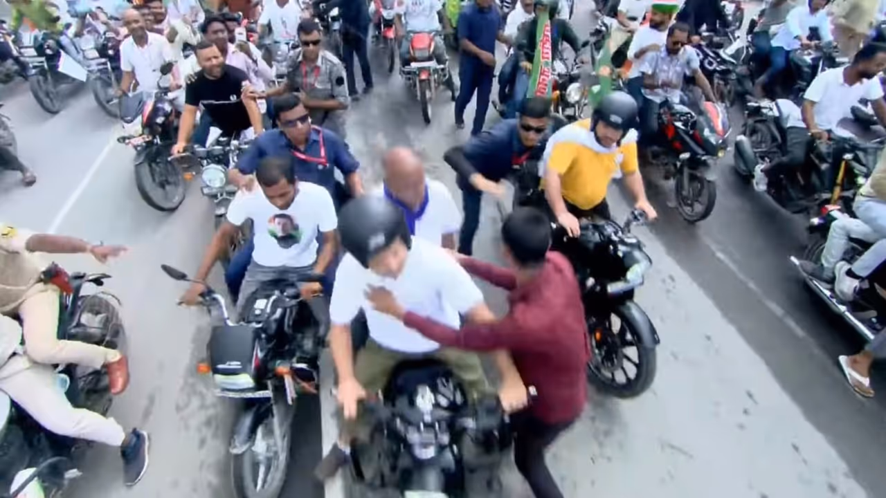 rahul gandhi bihar yatra safety breach purnia incident