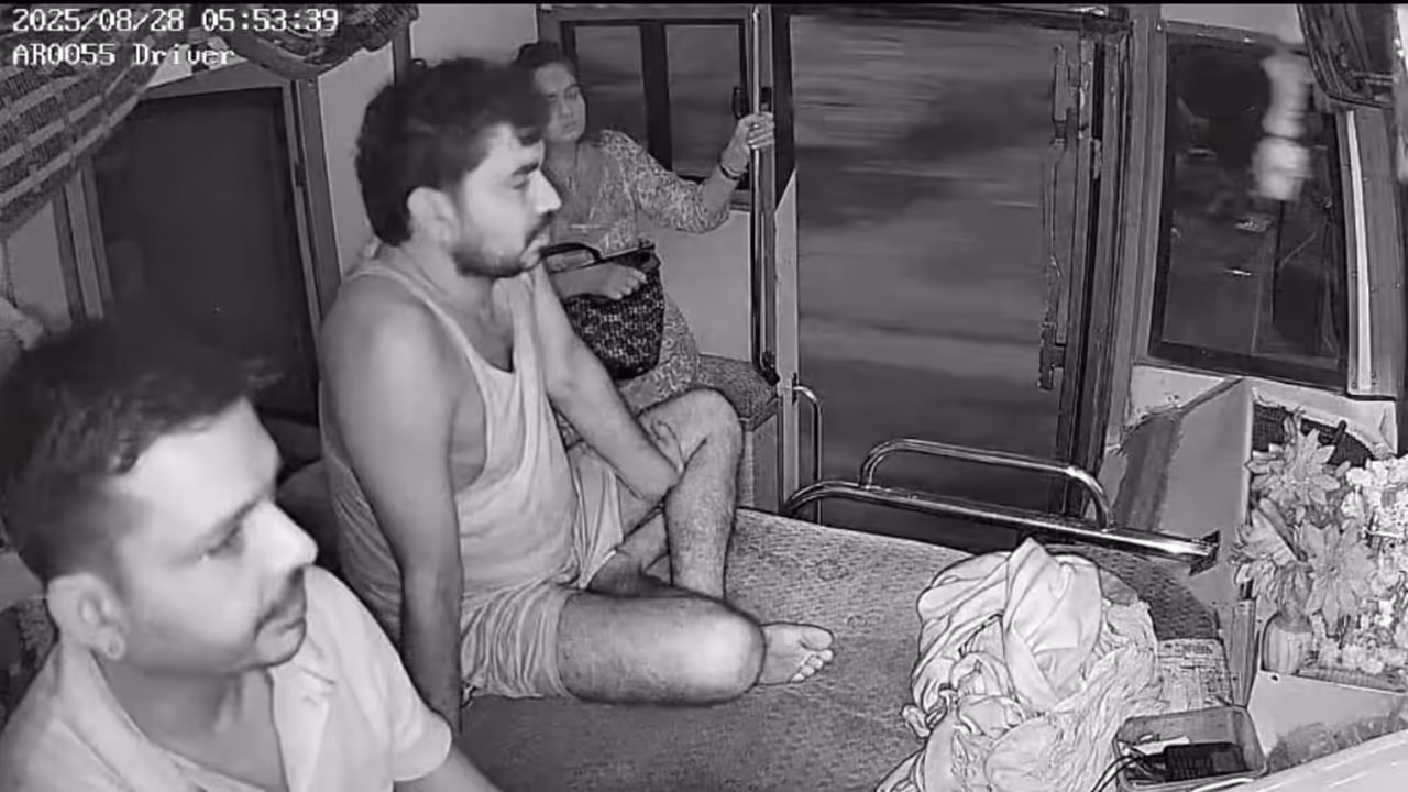 Rajasthan bus driver heart attack