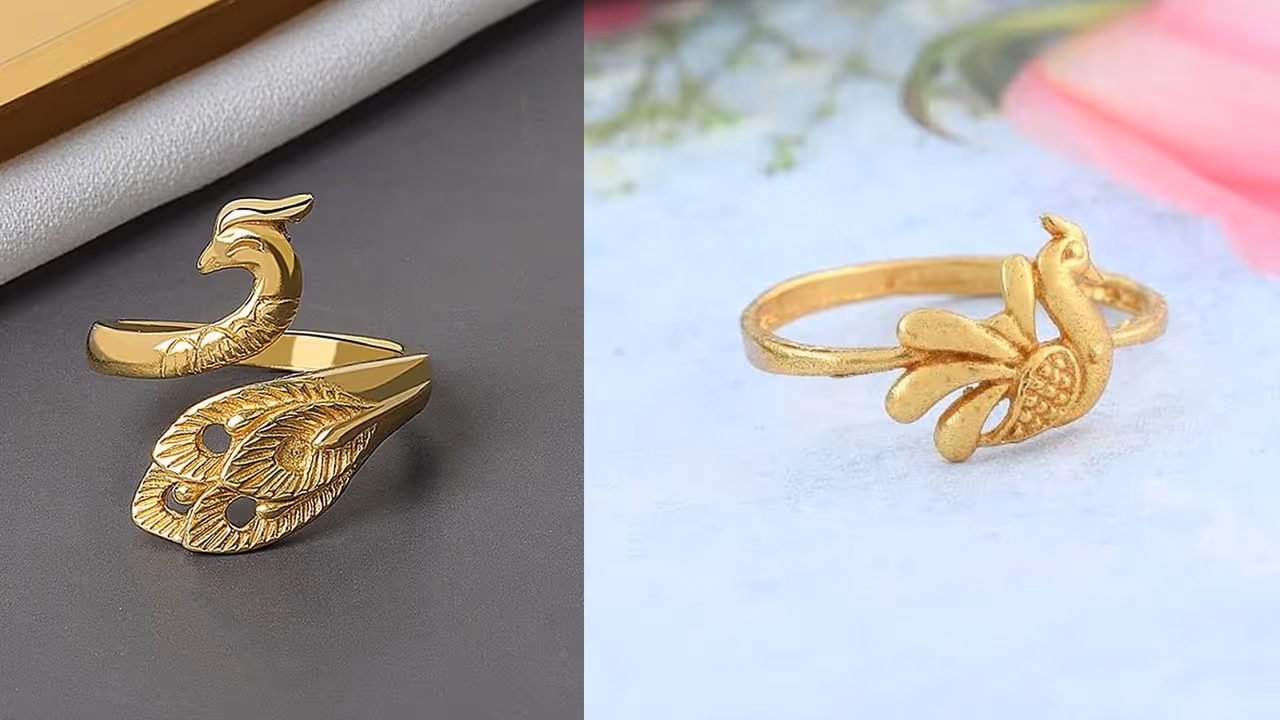 gold peacock ring design 1 gold peacock ring design 1