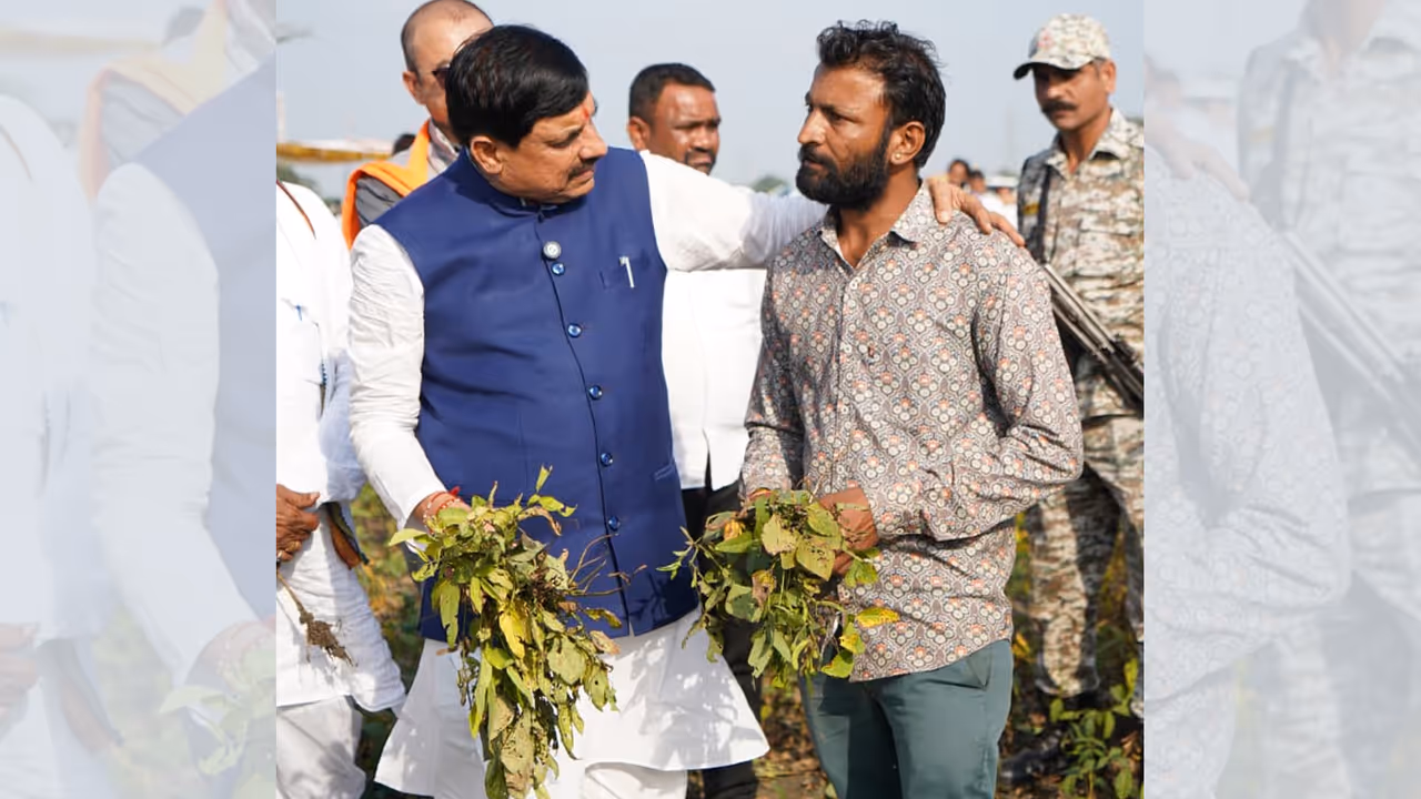 CM Mohan Yadav review mp heavy rains affected areas meet farmers
