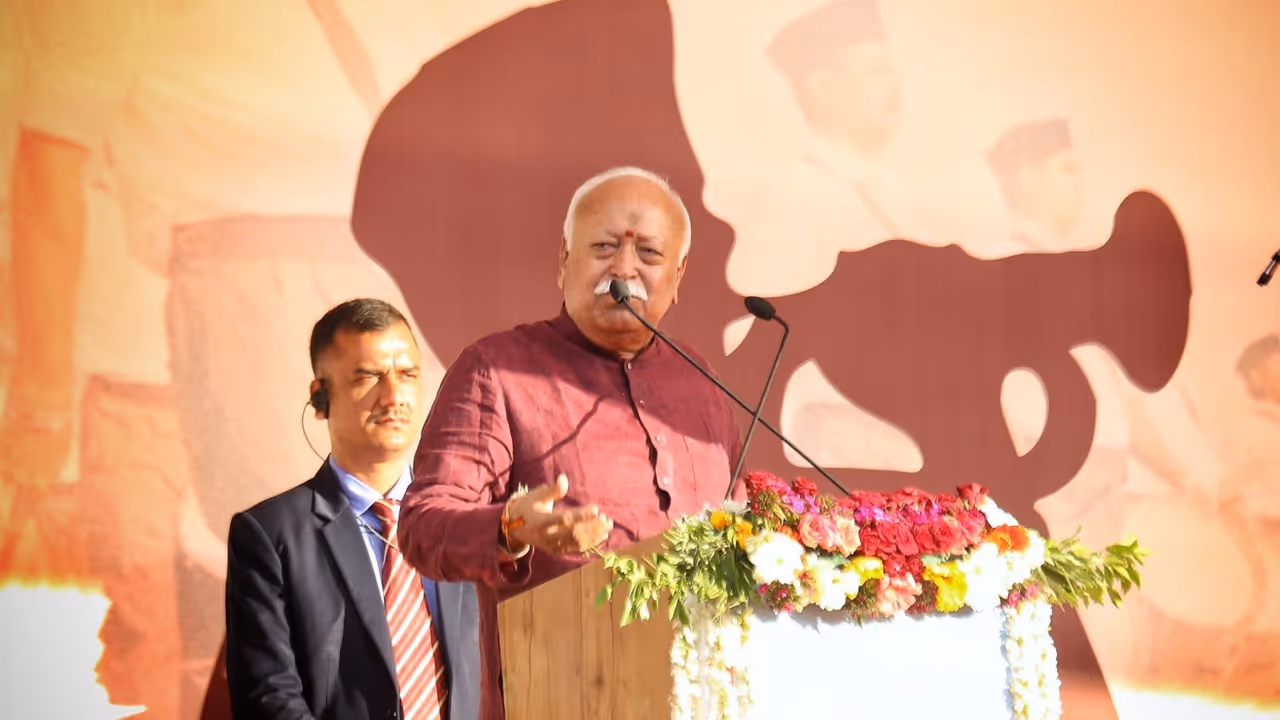 RSS Chief Mohan Bhagwat Indaur