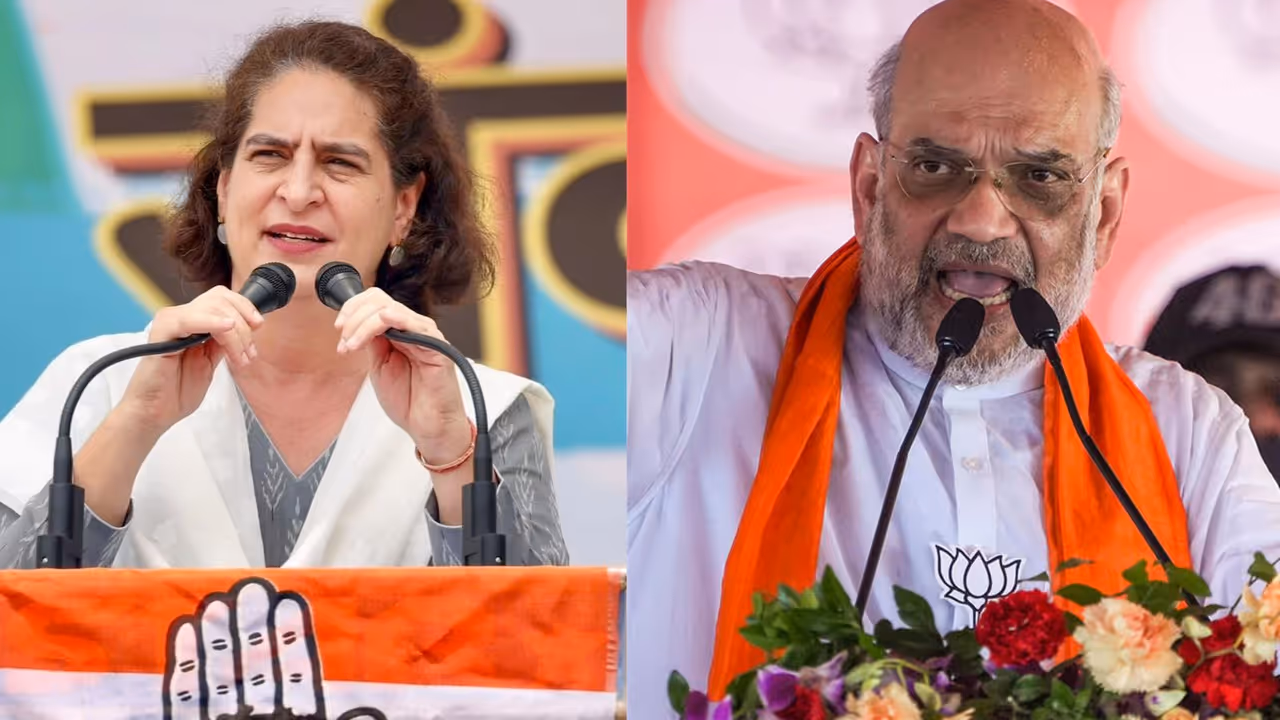 priyanka gandhi amit shah