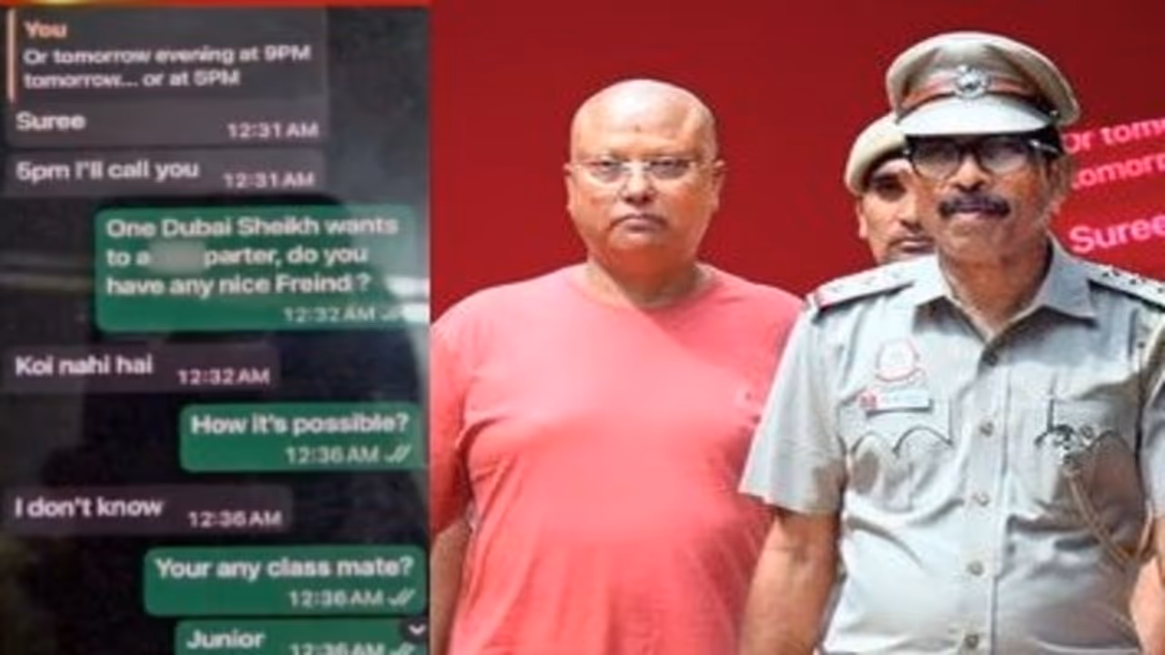 Delhi Baba WhatsApp Chat Leak Chaitnayanand Sarawati arrested Delhi Baba WhatsApp Chat Leak Chaitnayanand Sarawati arrested
