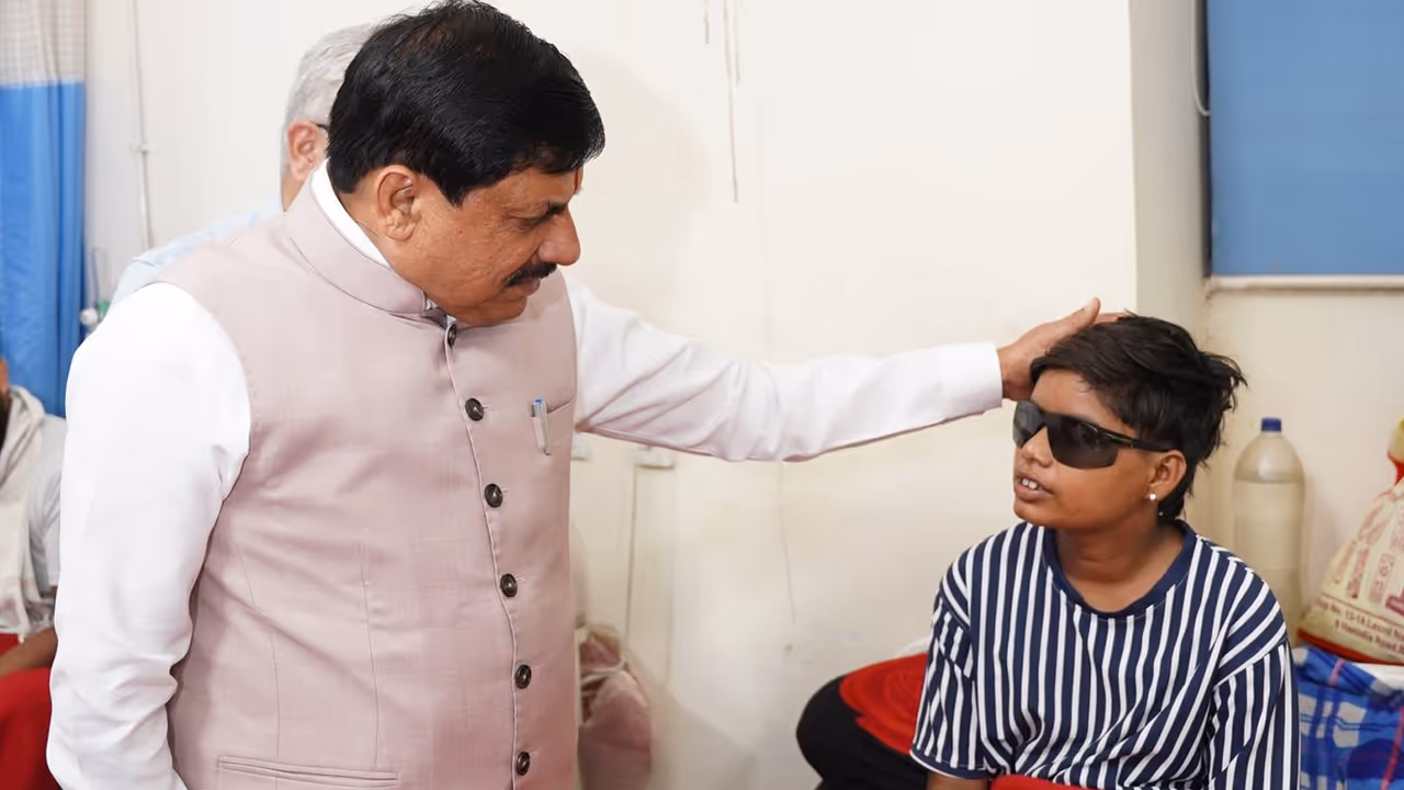 carbide gun incident cm mohan yadav hamidia hospital visit