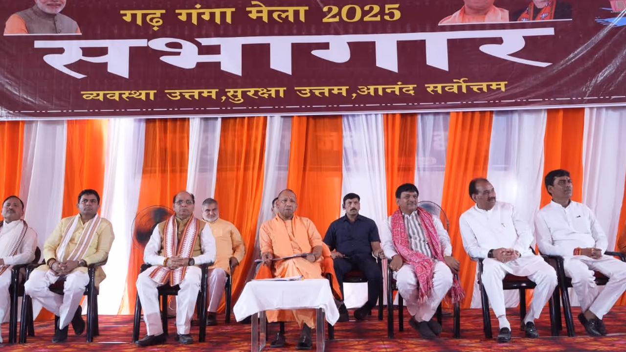 garhmukteshwar tigri mela Kartik Purnima cm yogi adityanath inspects preparations