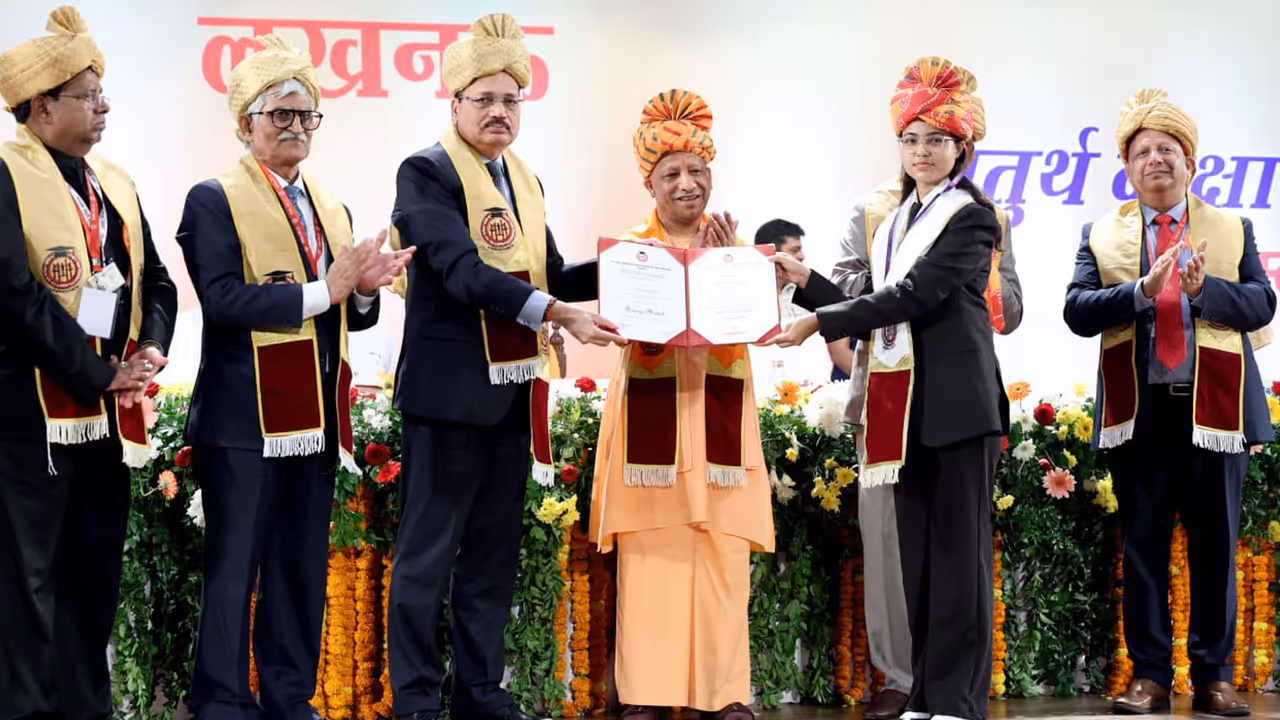 Dr Ram Manohar Lohia Law University Lucknow Convocation Ceremony CM Yogi Adityanath