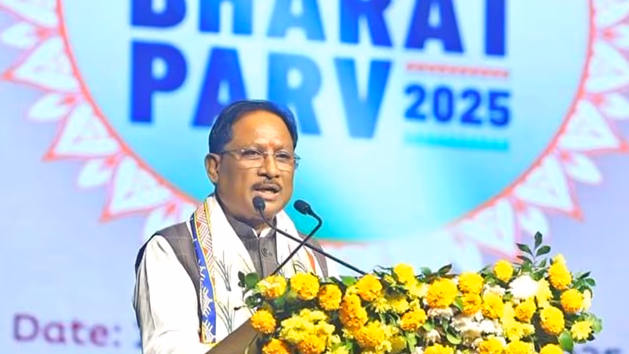 sardar patel jayanti cm Vishnu Deo Sai bharat parv gujarat ekta nagar