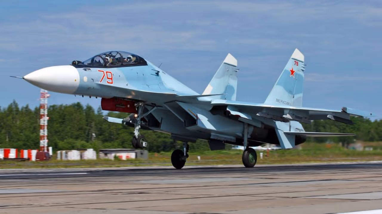 Russian su30 fighter jet crash