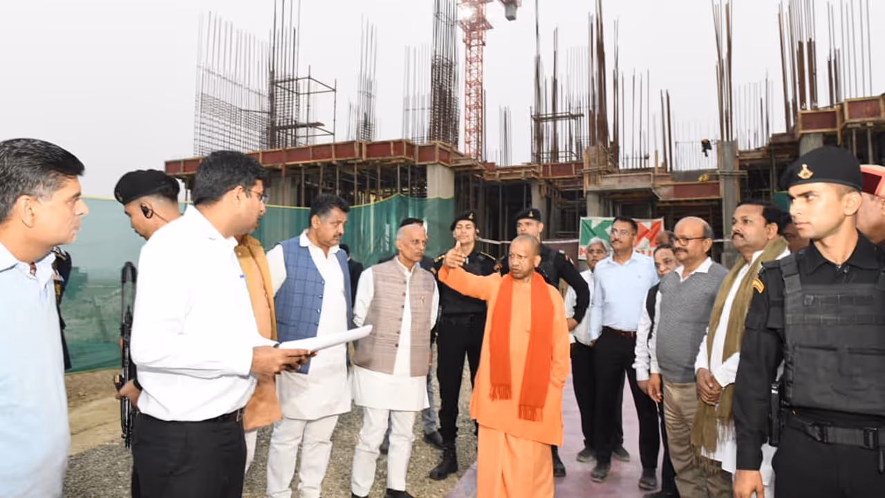 up ssf second battalion gorakhpur cm yogi adityanath review construction update