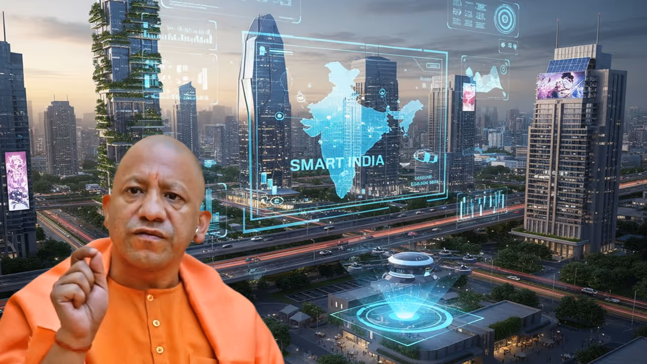 CM Yogi Adityanath digital vision lucknow first AI city