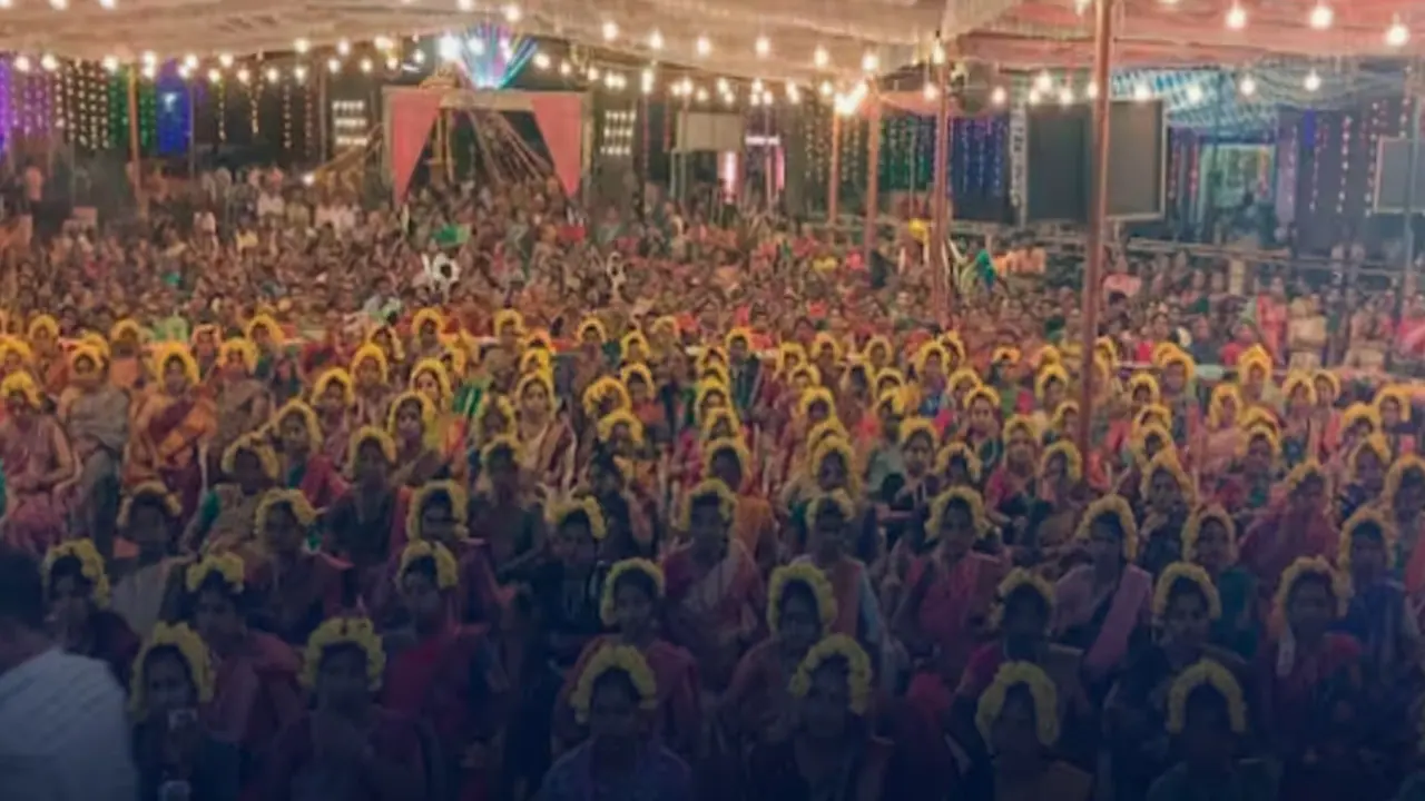 Mass Baby Shower Byadagi Temple