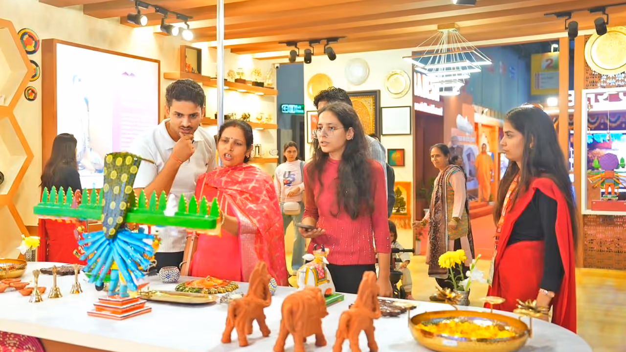 IITF 2025 Pavilion women entrepreneurship startups Yogi Government